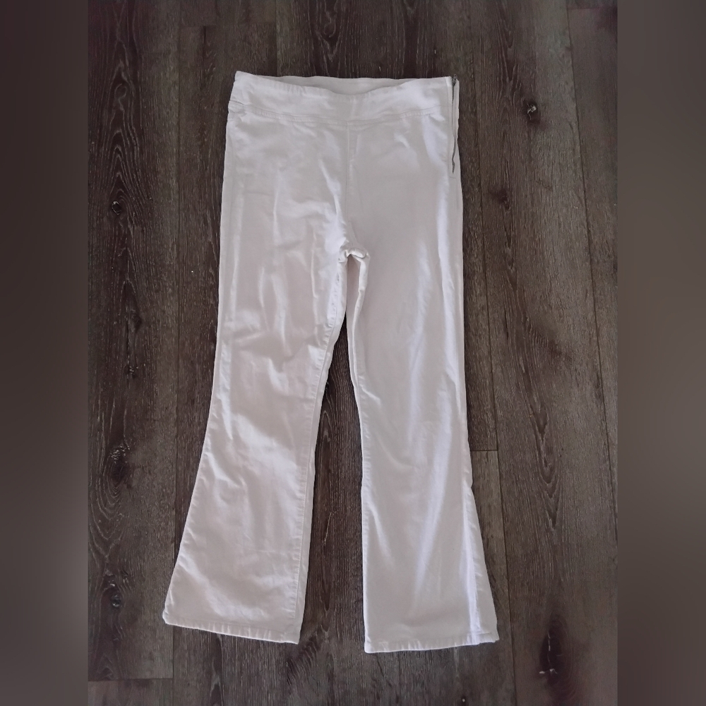 Free People White Flared Pants